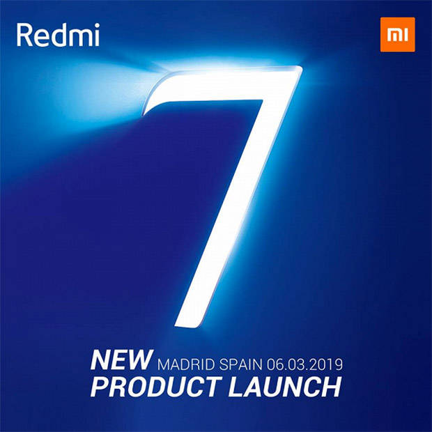 Бюджетный смартфон Redmi 7 официально представят 6 марта в Мадриде