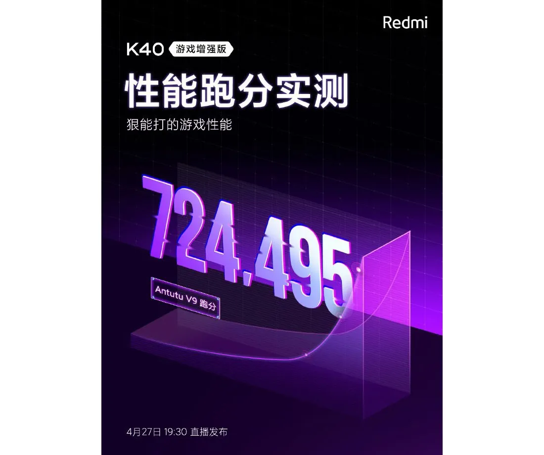 Смартфон Redmi K40 Game Enhanced Edition протестировали в AnTuTu