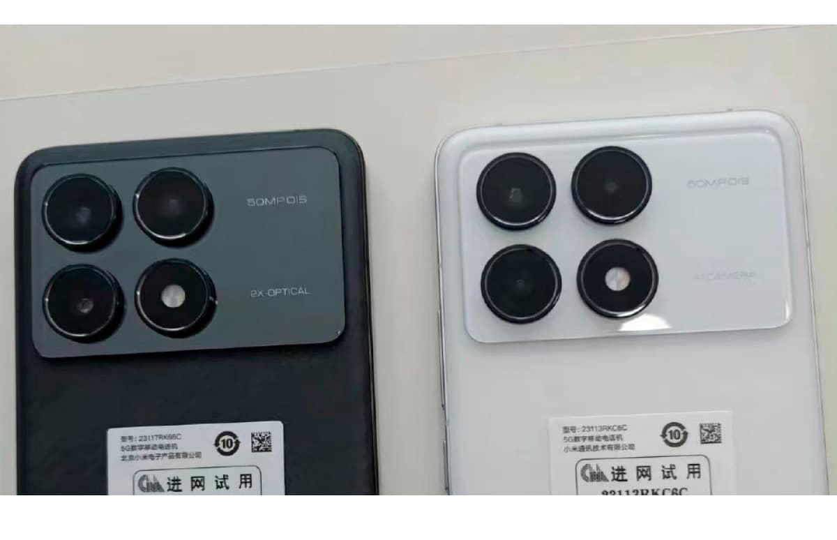 Опубликованы живые фото будущих смартфонов Redmi K70 и K70 Pro