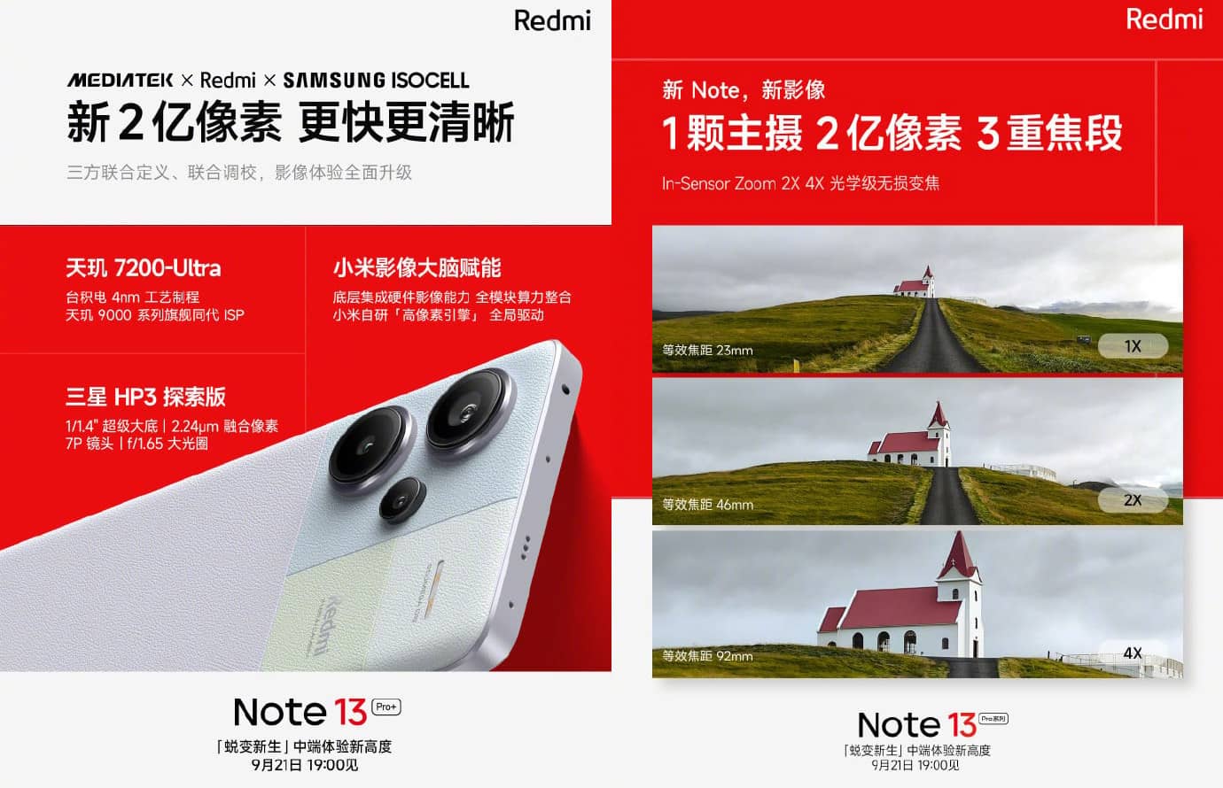 Xiaomi раскрыла некоторые характеристики смартфонов серии Redmi Note 13