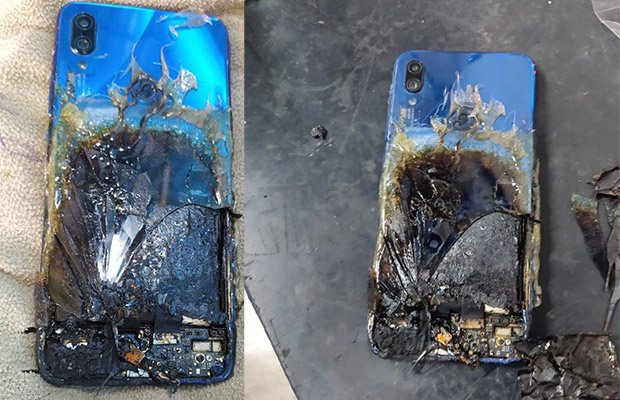 Смартфон Redmi Note 7S загорелся, не проработав и месяц