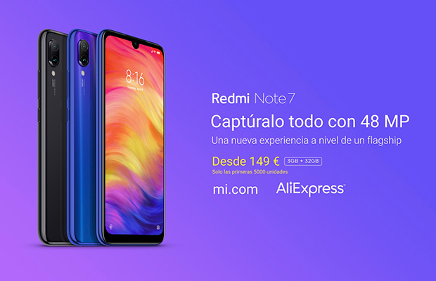 Redmi Note 7 официально представлен в Европе