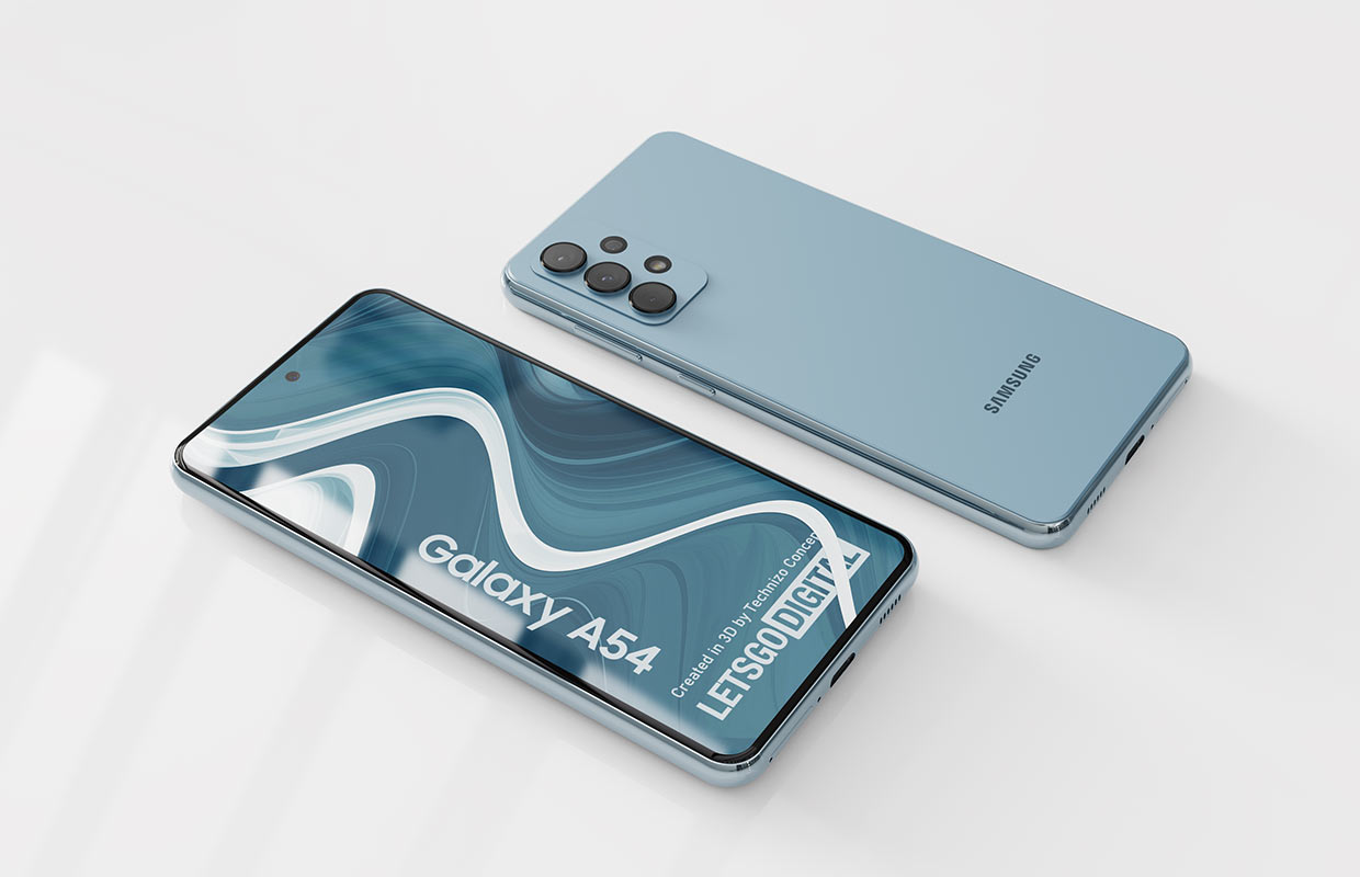 Опубликованы концептуальные рендеры смартфона Samsung Galaxy A54 5G