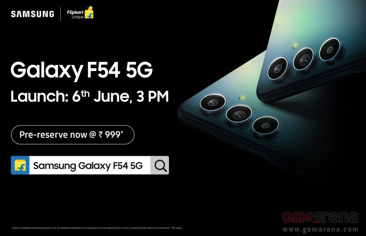Названа официальная дата выпуска смартфона Samsung Galaxy F54 5G
