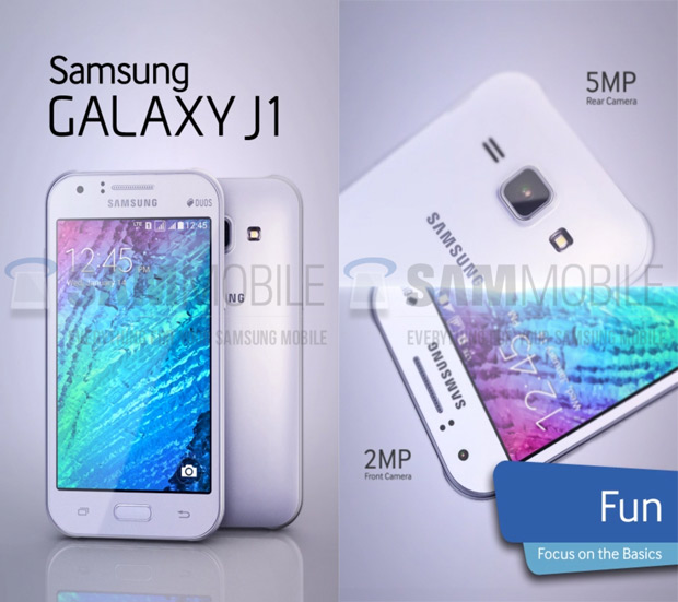 Утечка демонстрирует 64-битный бюджетный Samsung Galaxy J1