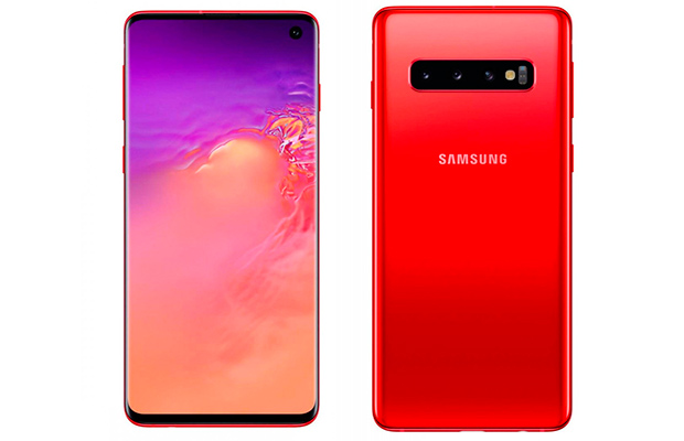 Samsung Galaxy S10 и Galaxy S10+ в цвете Cardinal Red появился в продаже