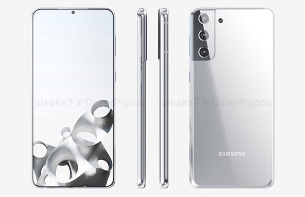 Опубликованы качественные 3D-рендеры смартфона Samsung Galaxy S21