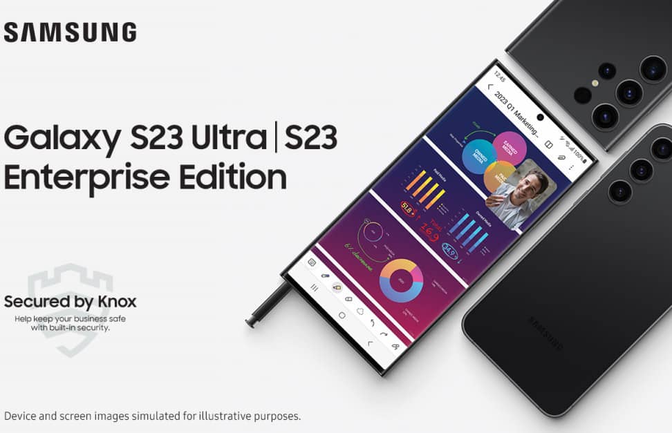 Samsung выпустила Galaxy S23 и S23 Ultra в версиях Enterprise Edition