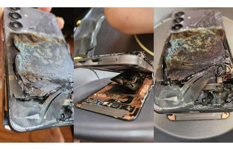 Galaxy S25+ загорелся во время ночной зарядки: Samsung назвала неожиданную причину