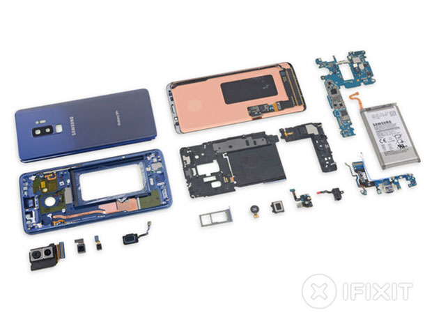 «На четверочку»: Специалисты iFixit проверили ремонтопригодность Galaxy S9+