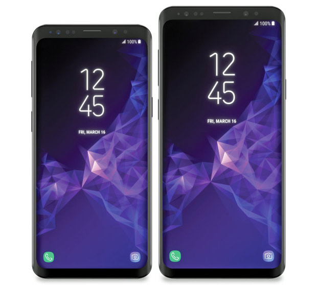 Опубликованы официальные рендеры Samsung Galaxy S9 и S9+