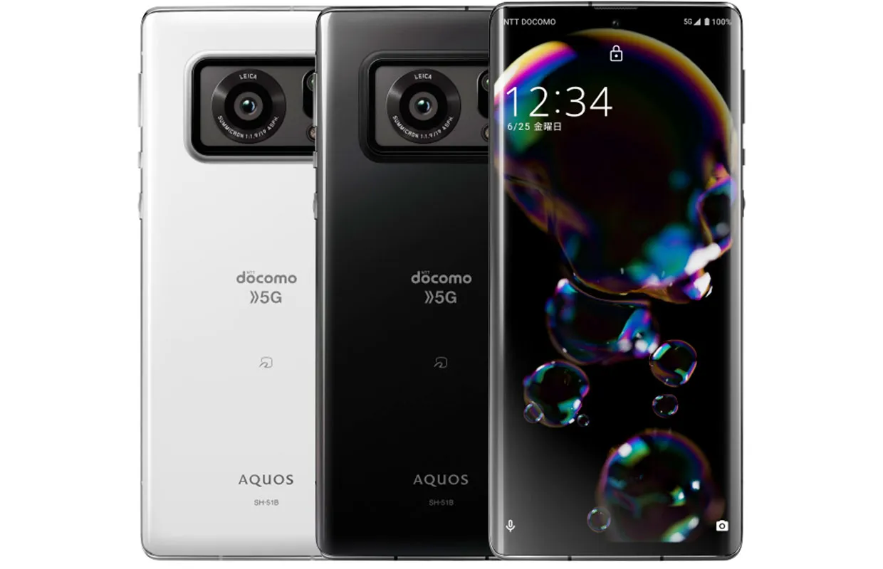 Представлен смартфон Sharp Aquos R6 с первым в мире 1-дюймовым сенсором камеры