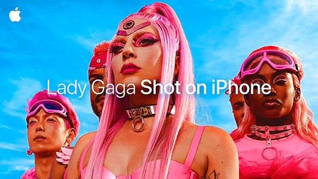 На iPhone 11 Pro сняли клип Леди Гаги