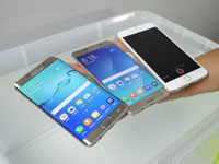 Испытание водой Samsung Galaxy Note 5, S6 Edge Plus и iPhone 6 Plus