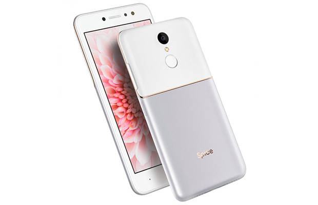 Представлен бюджетный смартфон Spice V801 со сканером отпечатков пальцев