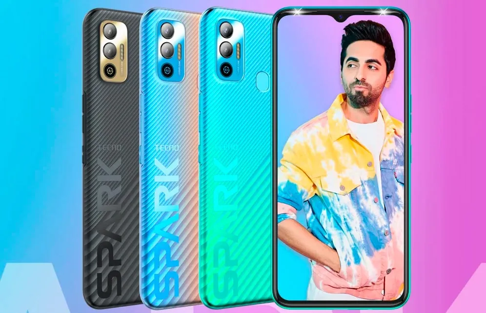 Представлен бюджетный смартфон Tecno Spark 7T с аккумулятором на 6000 мАч