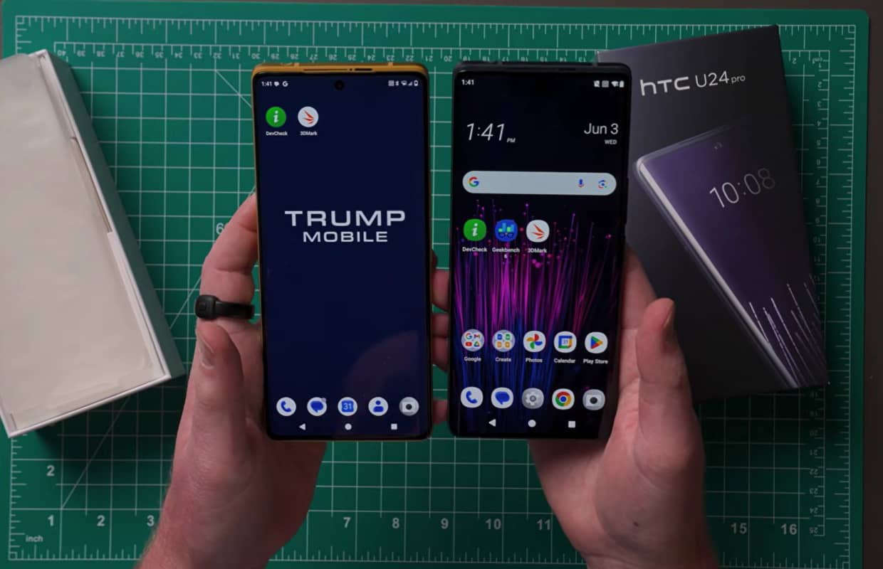 Обзор Trump Mobile T1 Phone подтвердил, что смартфон оказался переименованным HTC U24 Pro