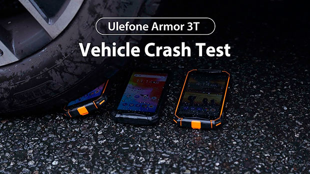 По смартфону Ulefone Armor 3T можно смело проехать на авто