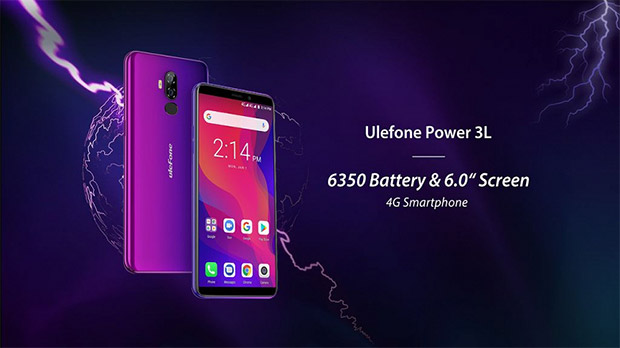 Представлен доступный смартфон-долгожитель Ulefone Power 3L