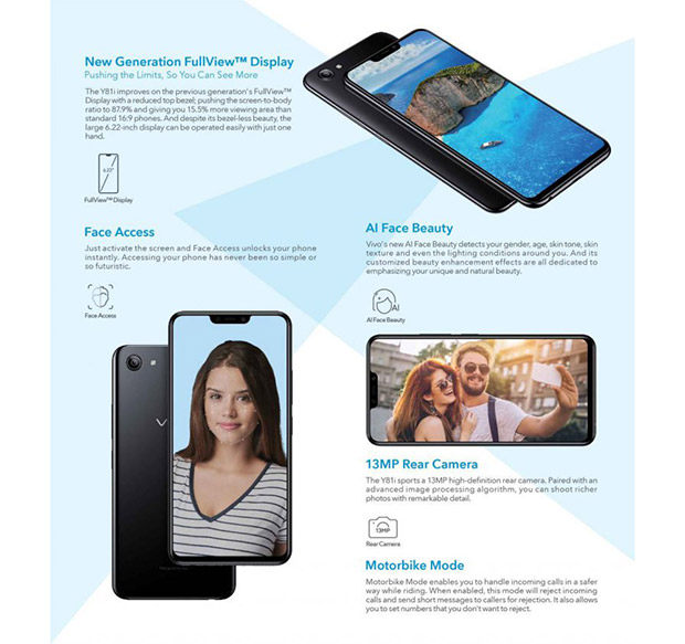 Ожидается выпуск простенького смартфона Vivo Y81i