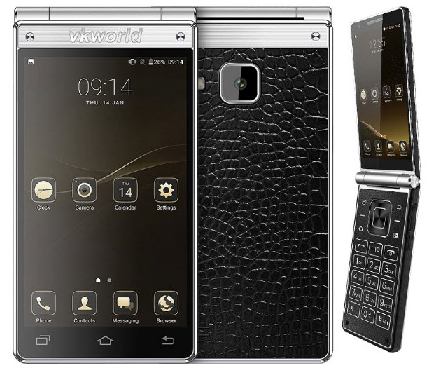 Vkworld выпустила свой самый дорогой смартфон-раскладушку T2 Plus