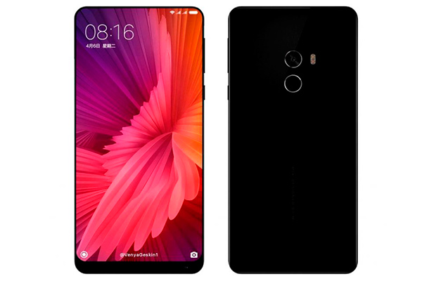 Xiaomi Mi MIX 2 может получить изогнутый AMOLED дисплей с соотношением 93% экрана к передней панели