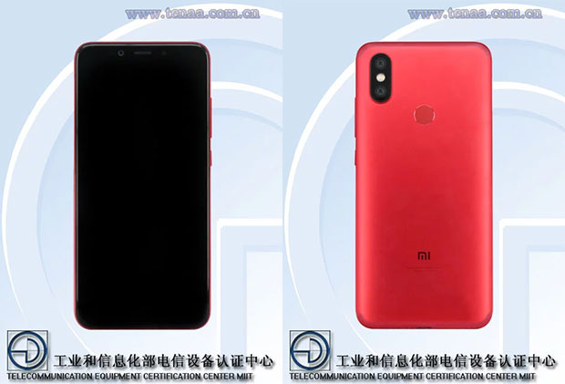 TENAA выявляет характеристики и дизайн Xiaomi Mi 6X