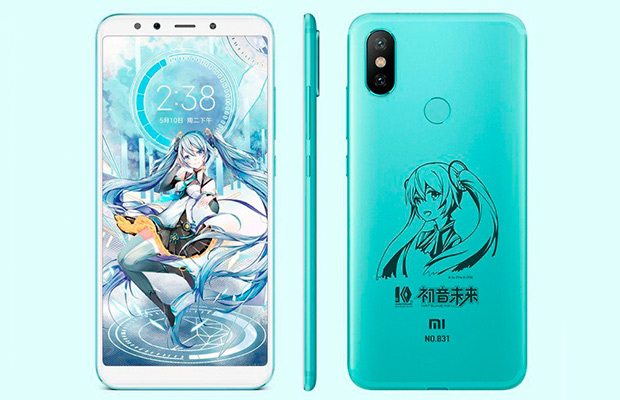 Xiaomi представила смартфон Mi 6X Hatsune Miku Special Edition