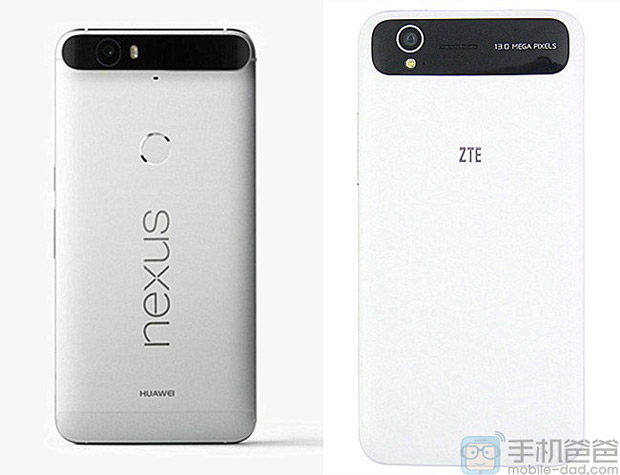 Компания ZTE обвиняет Huawei в копировании дизайна Nexus 6P