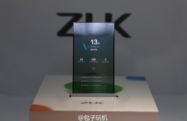 ZUK показал прототип смартфона с прозрачным дисплеем