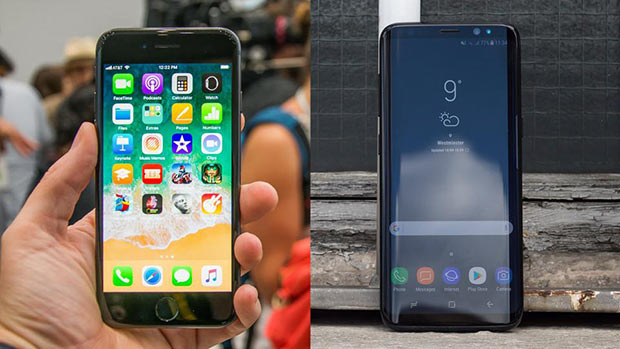 iPhone 8 и Samsung Galaxy S8 побывали в блендере