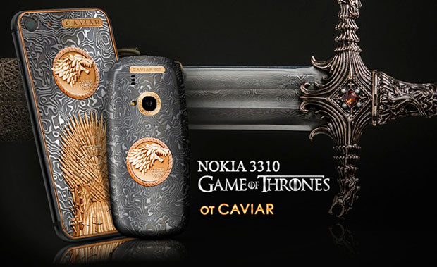 Представлены люксовые Nokia 3310 и iPhone 7 из «валирийской стали»