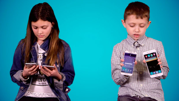 Дети выбирали лучший смартфон между iPhone 6 и Galaxy S6