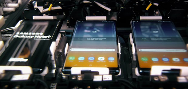 Samsung показала, как производит флагман Galaxy Note9