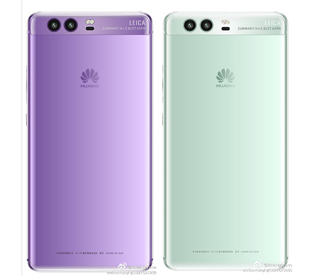 Huawei P10 выйдет еще в зеленом и фиолетовом цветах
