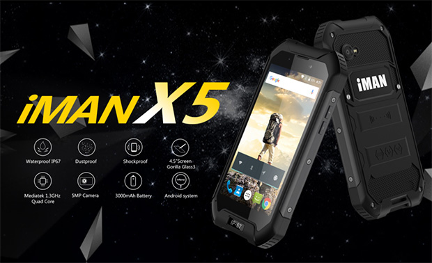 Представлен доступный смартфон-внедорожник iMan X5