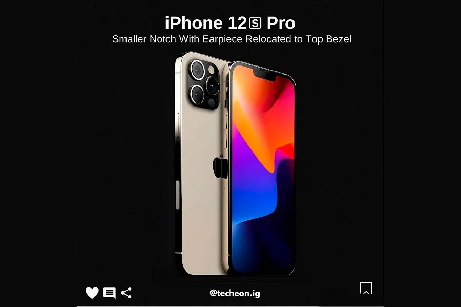 Опубликован рендер потенциального iPhone 12s Pro