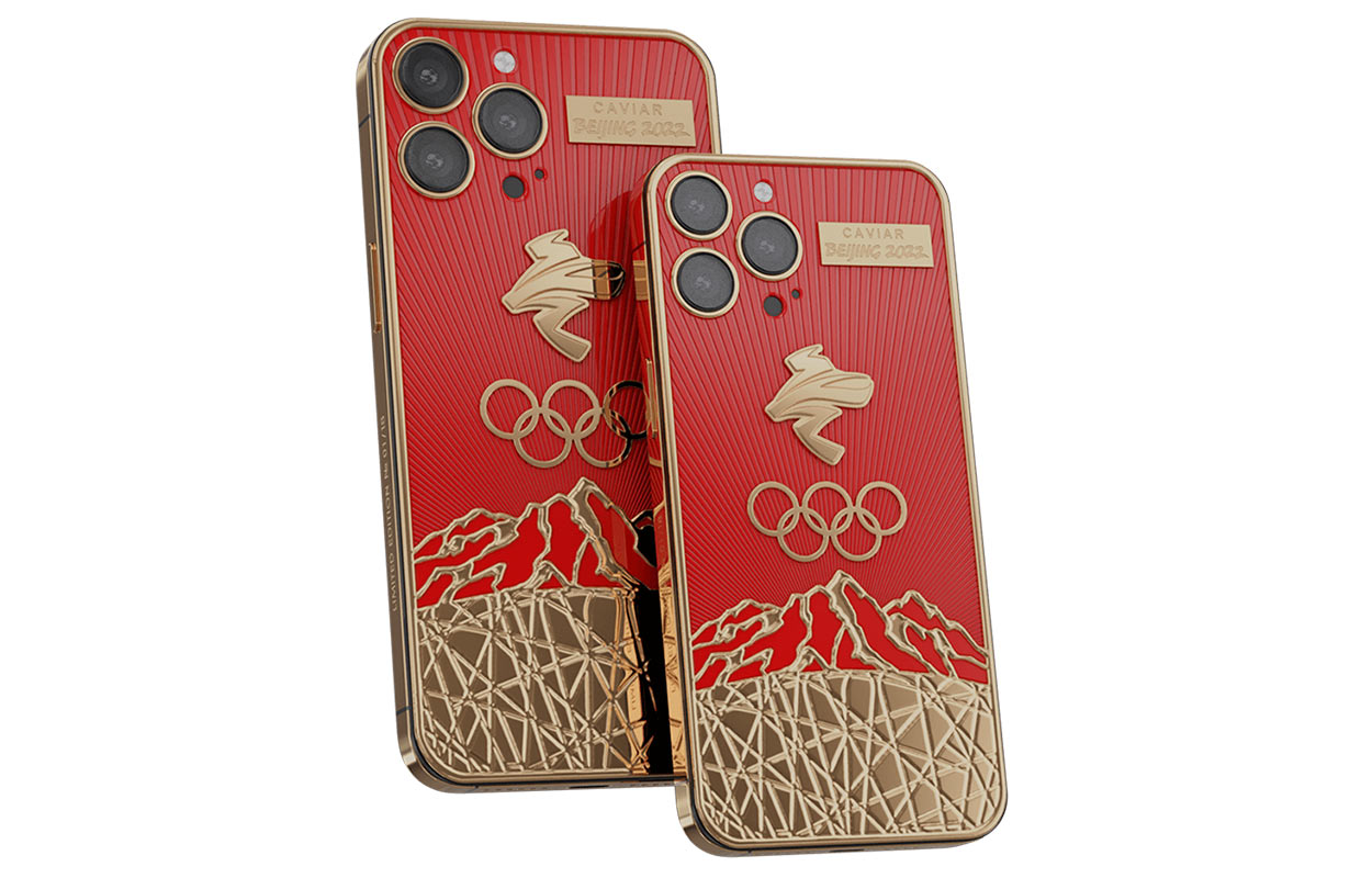 Caviar выпустила 8 смартфонов iPhone 13 Pro Olympic Hero Gold по цене $26 000