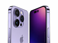 Опубликованы качественные рендеры смартфона iPhone 14 Pro в фиолетовом цвете