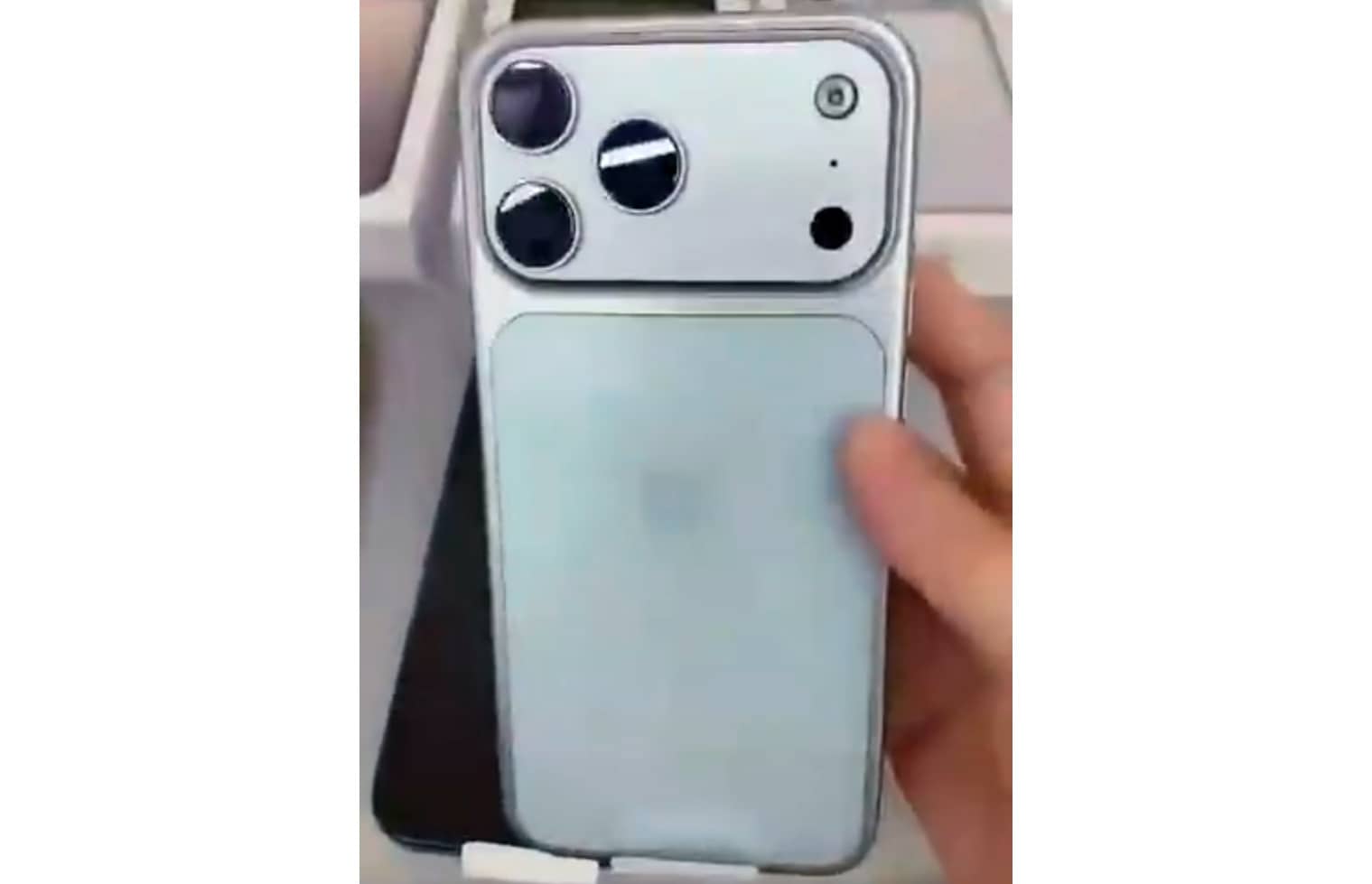 Продемонстрирован дизайн смартфона iPhone 17 Pro Max