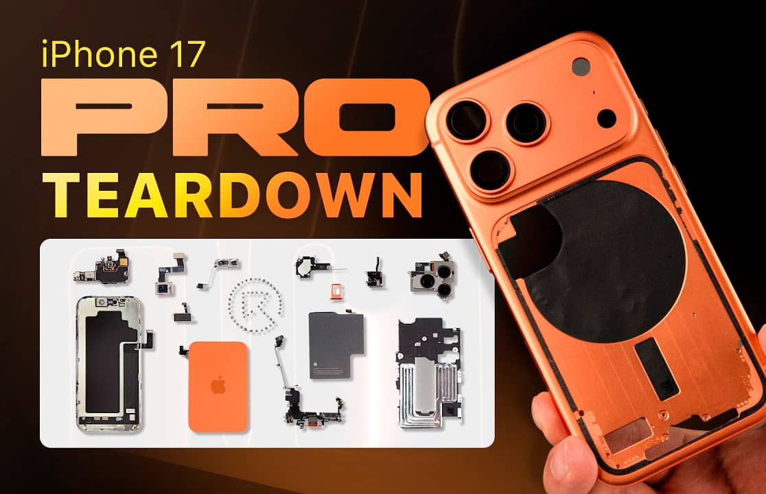 Опубликовано видео разборки iPhone 17 Pro