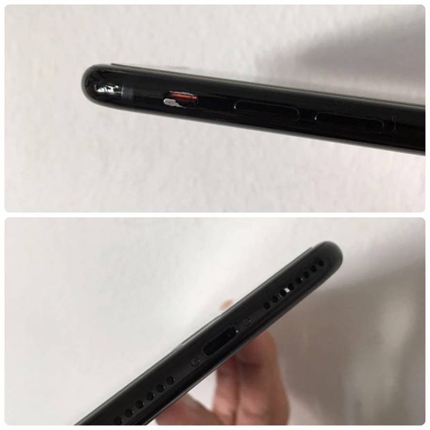 С черных матовых iPhone 7 и iPhone 7 Plus облазит краска