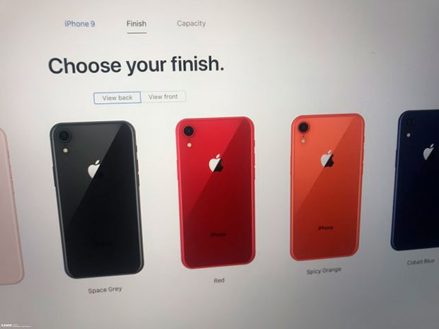 Apple случайно добавила страницу iPhone 9 на официальный сайт