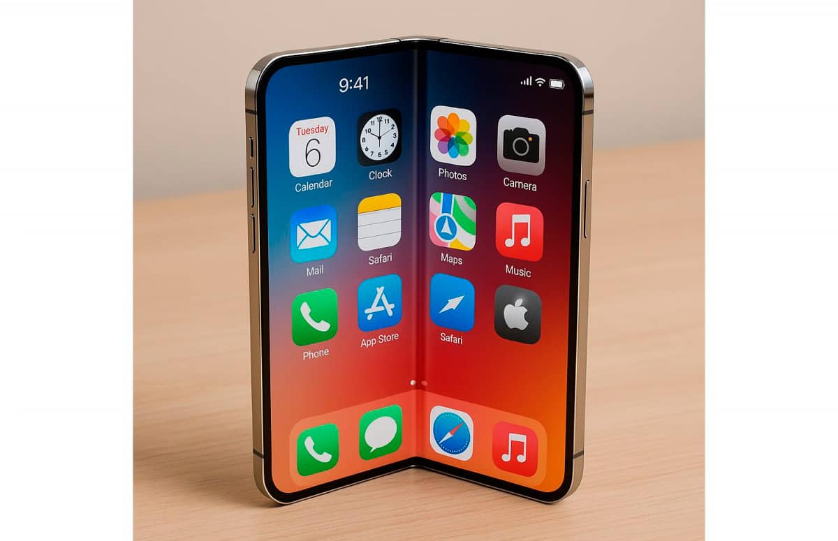 Названы размеры дисплеев складного смартфона Apple iPhone Fold