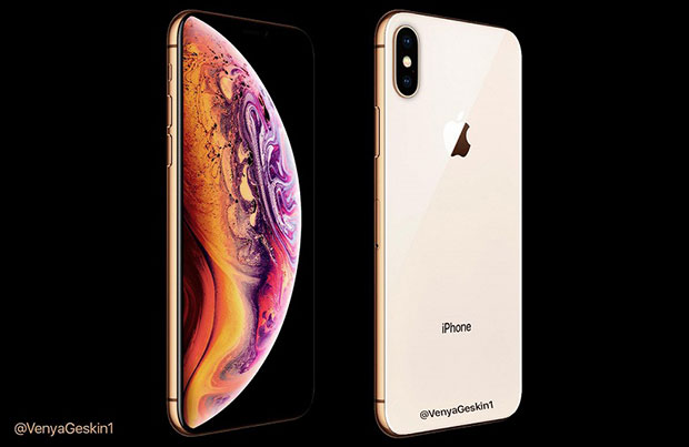 Официальный рендер iPhone XS опубликован в Сети