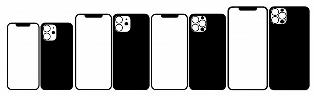 Опубликованы схематические изображения и стоимость смартфонов iPhone 12