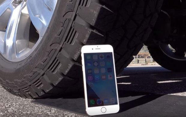 По iPhone 6 можно ездить на 2-тонном автомобиле