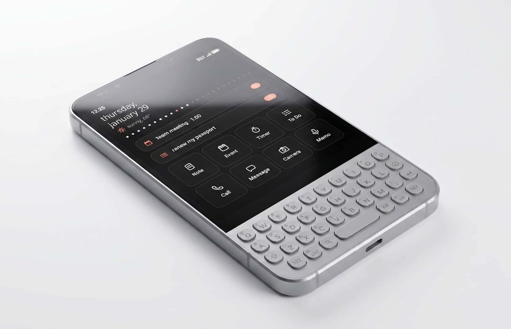 Minimal Phone 2 получил OLED-экран и QWERTY-клавиатуру: запущен сбор средств на Kickstarter