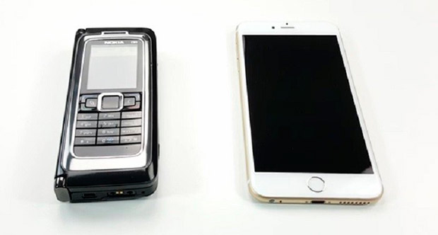 Легендарный Nokia E90 Communicator сравнили с iPhone 6s Plus