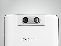 Oppo показала фото N3 с отделкой поворотной камеры искусственной кожей